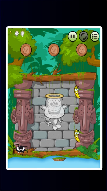 A Silly Monkey - cut the vines and swing from rope to rope to land on the island! screenshot-4