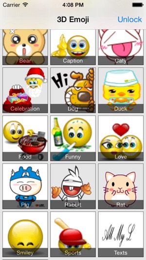 Animated 3D Emoji Free : Emoticons Share to social(圖2)-速報App