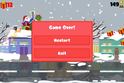 Rocket Santa - Collect all presents! screenshot 3