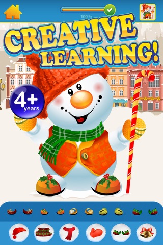 My Frosty The Frozen Snowman Magic Dressing Up Copy Maker Advert Free Game screenshot 3