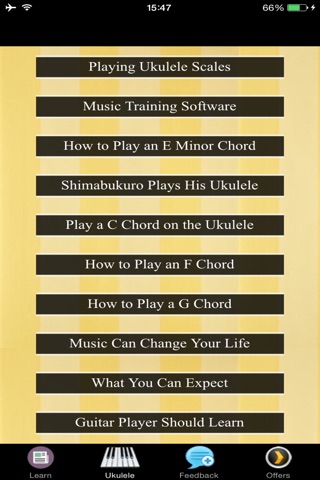 How To Play Ukulele - Minor Chord screenshot 2