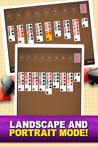 Forty Eight Solitaire Free Card Game Forty Eight Classic Solitare Solo screenshot 2