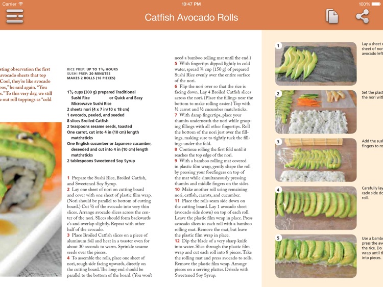 Sushi Recipes - Asian Cookbook for iPad screenshot-3