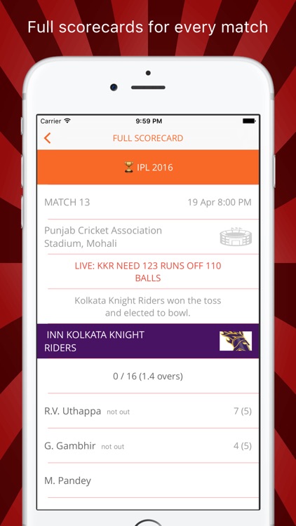 Instacricket 2 : Live Scores World Cricket Calendar