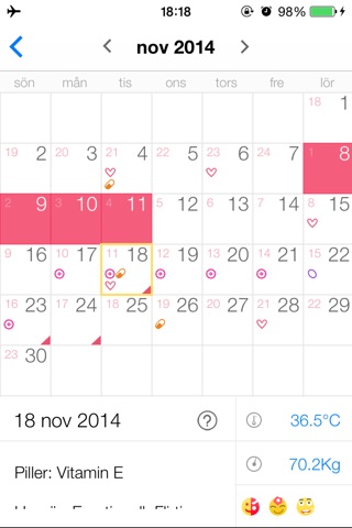 Period Tracker Period Calendar screenshot 3