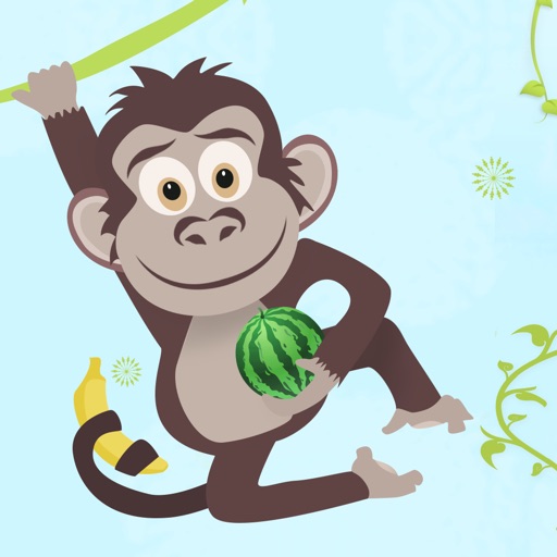 Crazy Monkey Fruit Blast Island Pro - best bubble matching game Icon