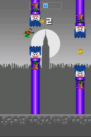 Flappy League of Heroes - Bat Justice Begins in the metropolis of Gotham, NY! screenshot 2