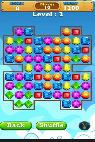 Gems Crush - Gem Blitz Solitaire! screenshot 2