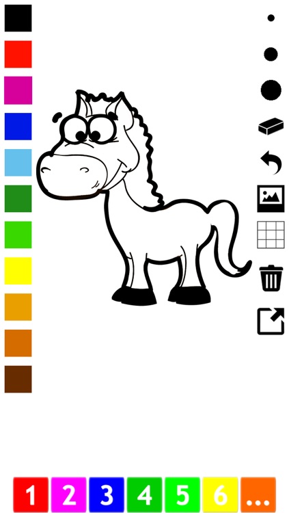 A Coloring Book of Horses for Children: Learn to draw and color screenshot-3