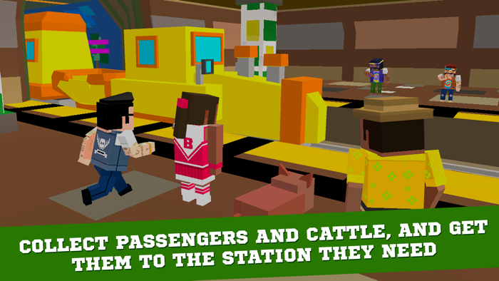 Pixel Subway Train Simulator 3D