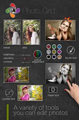 Game screenshot Photo Grid - Photo Collage Editor  HD - Photo Show apk