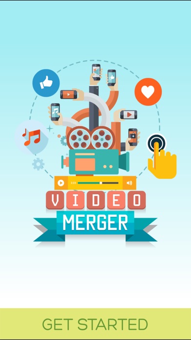 Video Merger! Add Music to Video for Instagram, Youtube and Friends.のおすすめ画像1