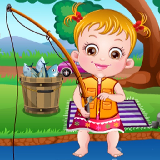 Baby Picnic Fishing Icon