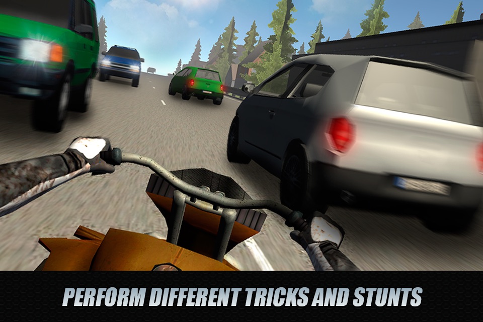City Traffic Rider 3D: ATV Racing screenshot 2
