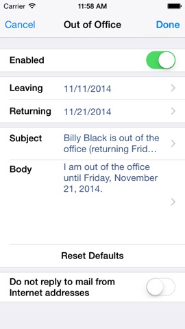 Out of Office (Lotus Notes)のおすすめ画像2