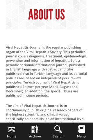 VHD - Viral Hepatitis Journal - Viral Hepatit Dergisi screenshot 3