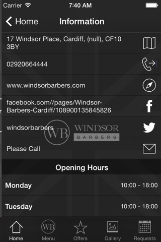 Windsor Barbers screenshot 3