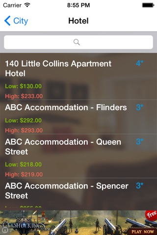 Hotel Price Australia screenshot 3