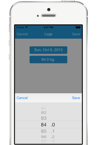 Weight Tracker - Control your weight and BMI ! screenshot 3