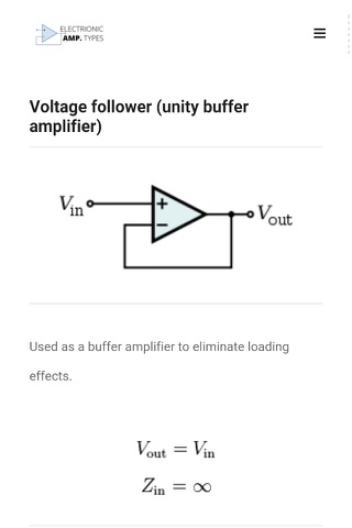 Electronic Amplifier Types screenshot 4