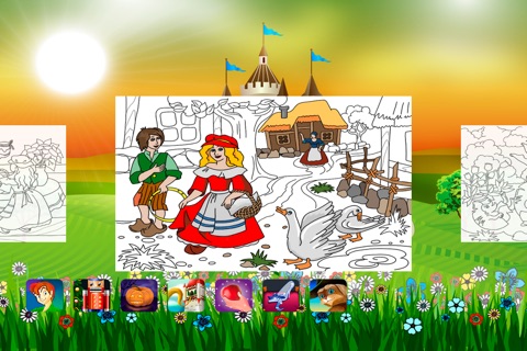Little Red Riding Hood. Coloring book for children screenshot 3