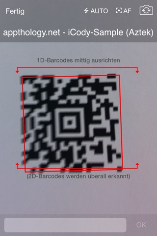 iCody WiFi Barcode Scanner screenshot 2
