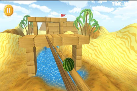 Watermelon Balance 3D Ball screenshot 2