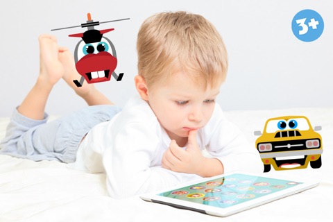 His first little Cars Puzzle free - Sound Game for Toddlers in preschool, daycare and the creche screenshot 4