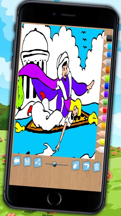 How to cancel & delete Pintar cuentos de hadas: juego educativo para colorear a Rapunzel o Cenicienta para niños from iphone & ipad 1