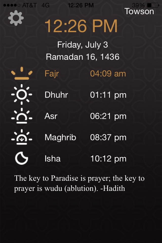 Adhan Time screenshot 3