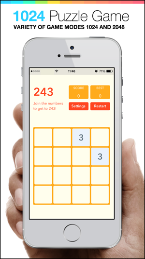 1024 Puzzle Game Plus - mobile logic Game - join the numbers(圖4)-速報App