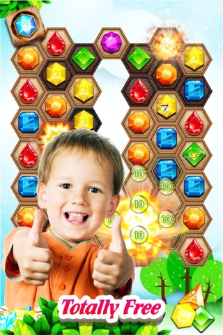 Gem Jewel Quest Adventure II - The Best Diamond Crush Puzzle Addicting Games screenshot 2