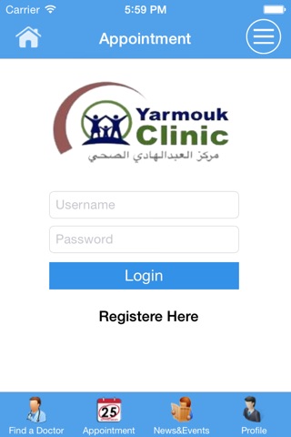 Yarmouk Health Center App screenshot 2