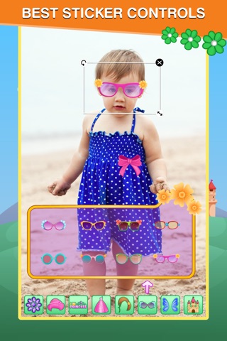 iStickOn Princess Sticker Pro photo girl booth prop dress up fairy salon picture editor screenshot 4