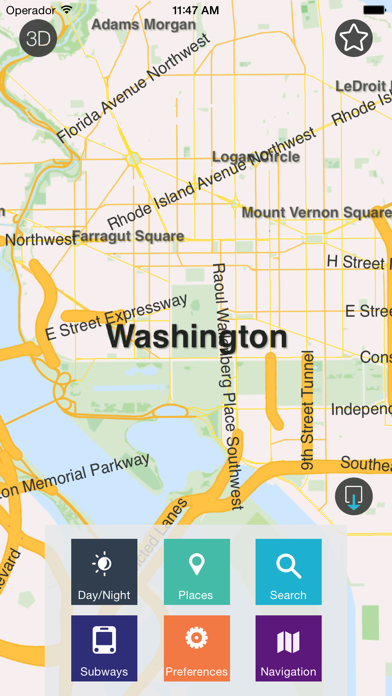 Washington D.C. - Offline Mapのおすすめ画像1