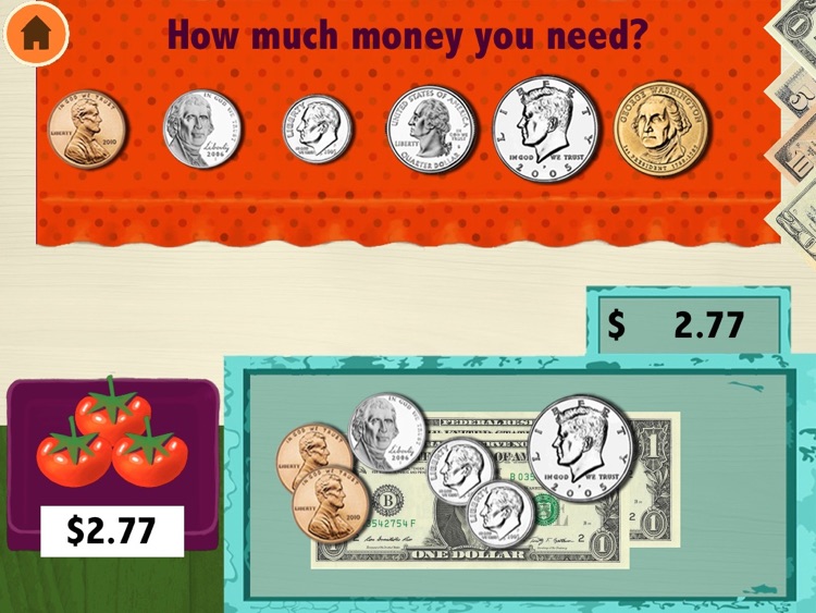Amazing Coin Math(USD):money learning & counting game for kids