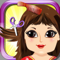App Icon for Baby Hair Saloon Makeover - cut, color, wash & create fun different hairstyles for princess free App in Iceland IOS App Store