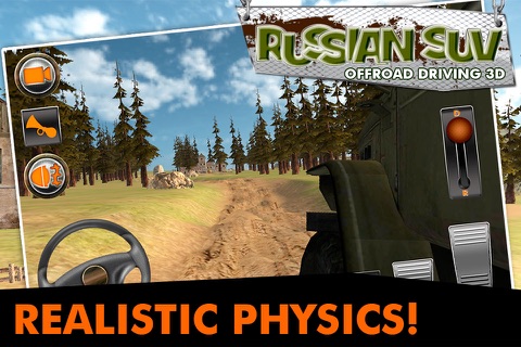 Russian SUV Offroad Driving 3D Free screenshot 4