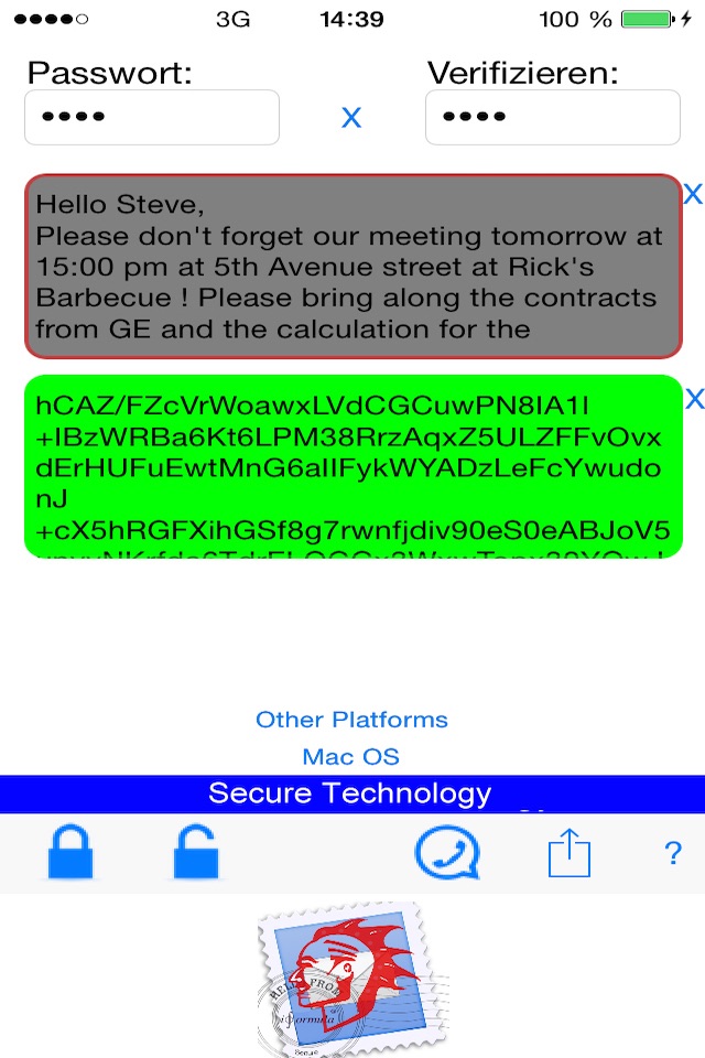 Navaja Secure EMAIL screenshot 3
