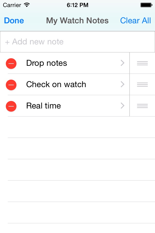 Quick Notes for iPhone & Watch screenshot 2