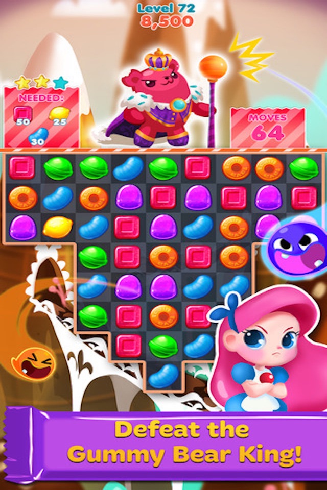 Cookie Crush Blast - Jolly splash match 3 games screenshot 2