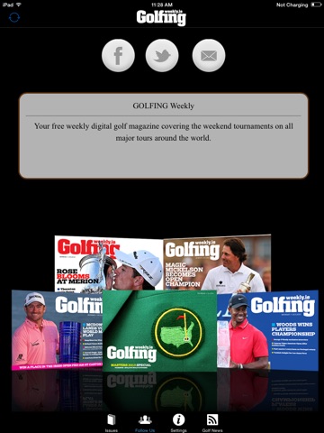 Golfing Weekly HD screenshot 3