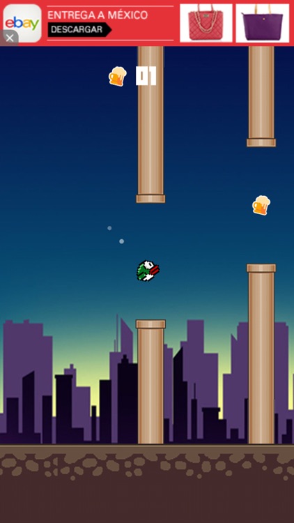 Flappy Beer Pajaro screenshot-3