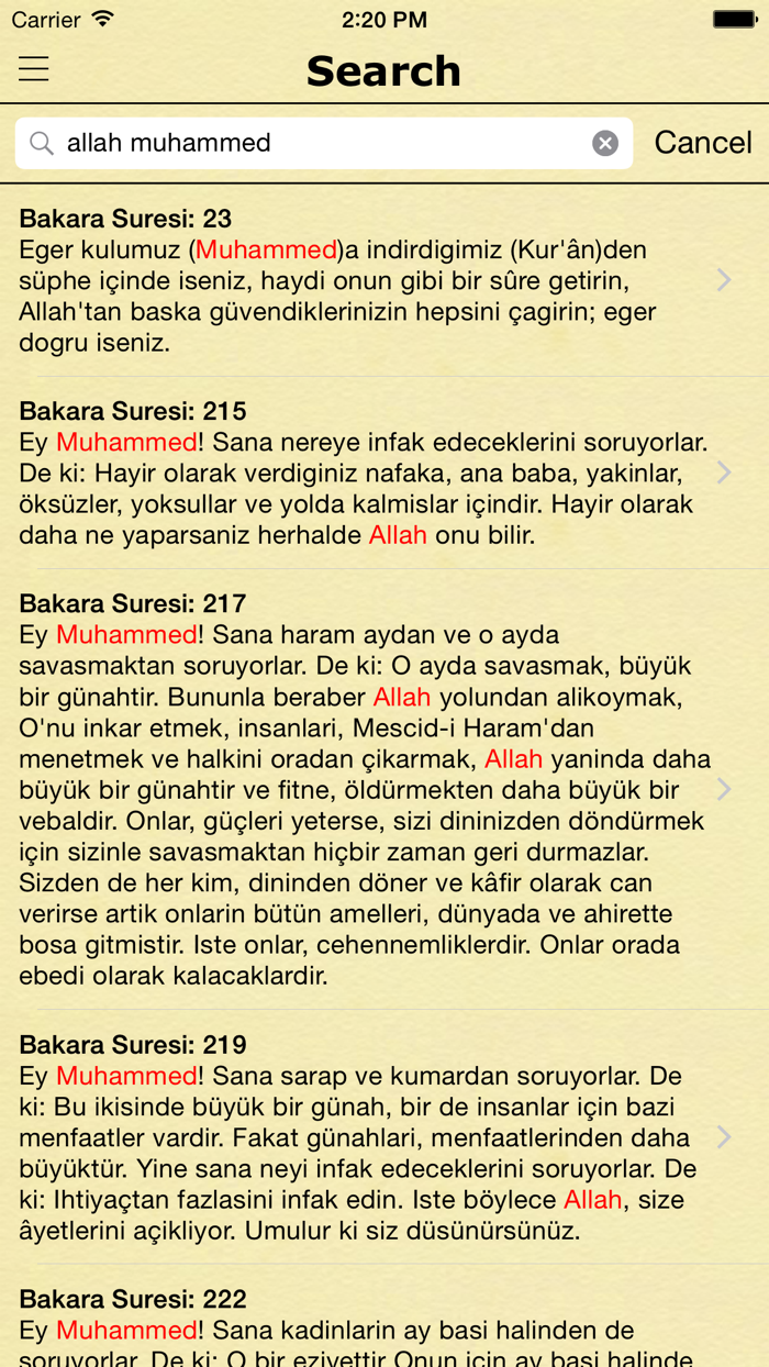 Kuran Quran in Turkish