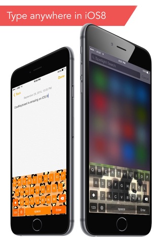 CoolKeyboard - Cool Keyboard Themes & Custom Wallpaper Skins for iOS 8 screenshot 4