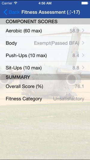 AF Fitness Assessment