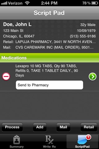 Allscripts ePrescribe screenshot 4