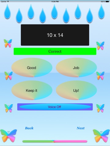My Talking Times Tables for iPad - Free screenshot 2