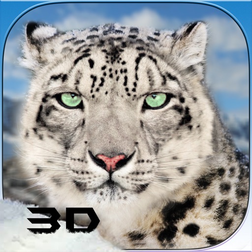 Wild Snow Leopard Simulator 3D iOS App