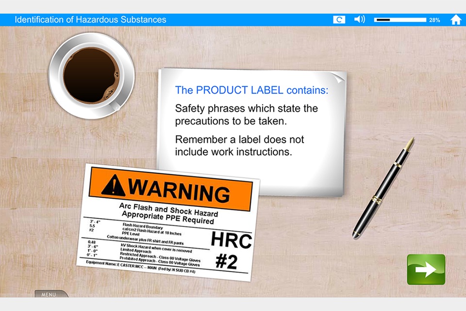 COSHH e-Learning Pro screenshot 2